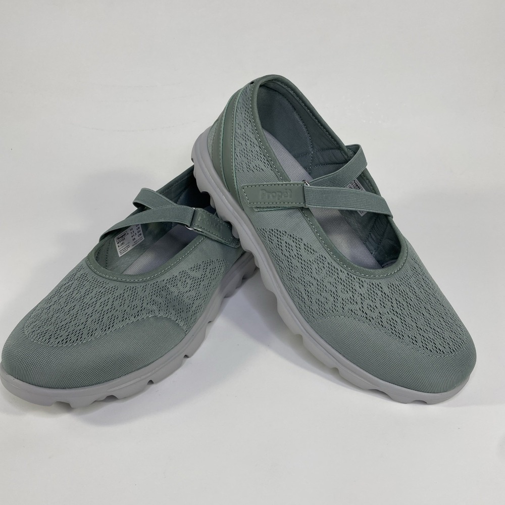 Propét Women's Sz 10 TravelActiv Lily Pad Mary Jane Mesh Slip On W5103
